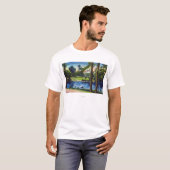 ポートランドのOregonLaurelhurst公園場面 Tシャツ (正面フル)