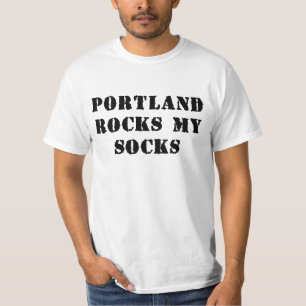 ポートランドは私のソックスのティーを揺すります Tシャツ