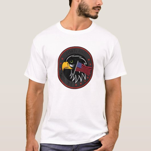 ポートランドまたはオレゴン Tシャツ (正面)