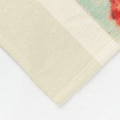 ポートランドオレゴンか古いヴィンテージ旅行記念品 フリースブランケット (角)