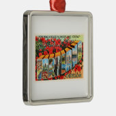 ポートランドオレゴンか古いヴィンテージ旅行記念品 メタルオーナメント (右)