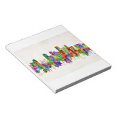 ポートランドオレゴンのスカイライン ノートパッド (アングル)