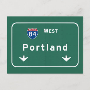ポートランドオレゴンまたは州間高速道路Freeway : ポストカード
