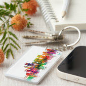 ポートランドオレゴンスカイライン キーホルダー (正面右)