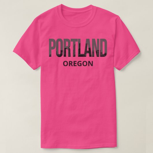 ポートランドオレゴンプライドI Tシャツ (デザイン正面)