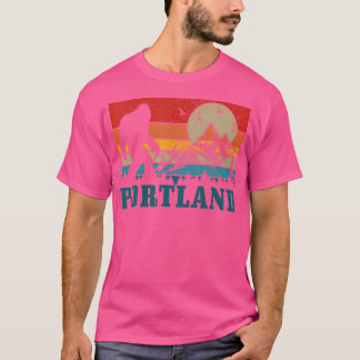 ポートランドオレゴンヴィンテージビッグフットプライドハイク Tシャツ