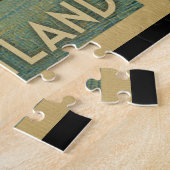 ポートランドオレゴンヴィンテージ旅行 ジグソーパズル (側面)