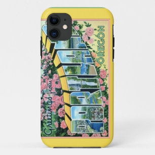 ポートランドオレゴン大きい手紙の挨拶 iPhone 11 ケース