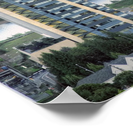 ポートランドオレゴン山フードサウスウォーターフロントポスター ポスター (角)