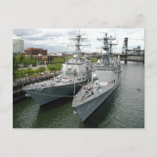 ポートランドオレゴン海軍艦艇はがき ポストカード