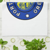 ポートランドオレゴン キッチンタオル (折り畳み)