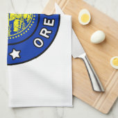 ポートランドオレゴン キッチンタオル (四つ折り)