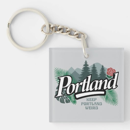 ポートランドオレゴン キーホルダー (正面)