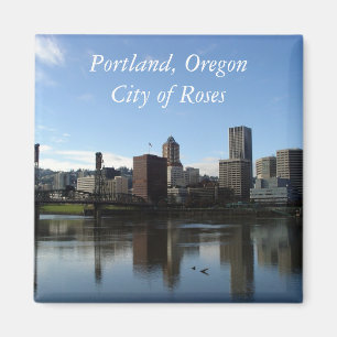 ポートランドオレゴン-バラの磁石の都市 マグネット