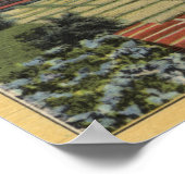 ポートランドオレゴン – バラフェスティバルクイーンズコート ポスター (角)