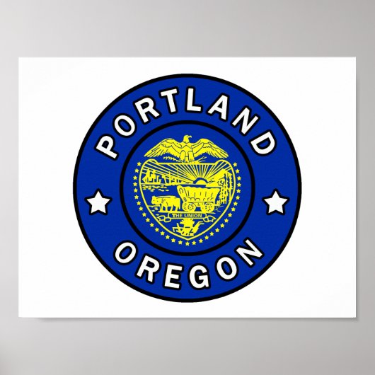 ポートランドオレゴン ポスター (正面)