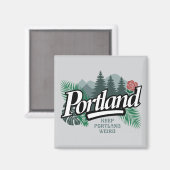 ポートランドオレゴン マグネット (正面/裏面)