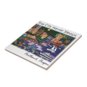 ポートランドオレゴン@夜 タイル (側面)