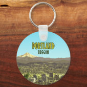 ポートランドオレゴンDowntown Mt.Hoodヴィンテージ キーホルダー (正面)