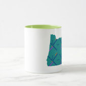 ポートランドオレゴンPDX空港カーペット マグカップ (中央)