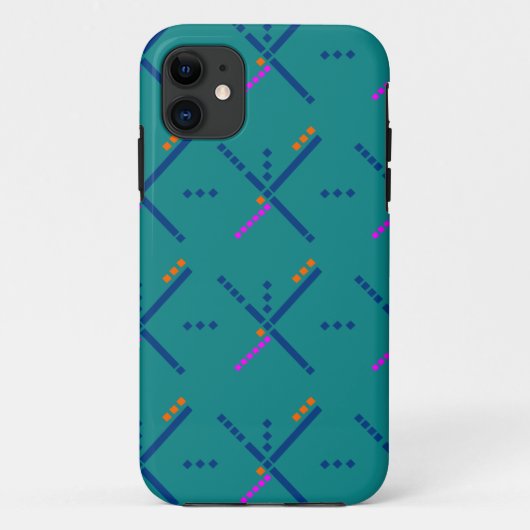 ポートランドオレゴンPDX空港カーペット Case-Mate iPhoneケース (裏面)