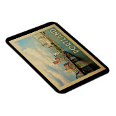 ポートランドオレゴンVintage旅行 マグネット (右側)