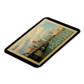 ポートランドオレゴンVintage旅行 マグネット (左側)