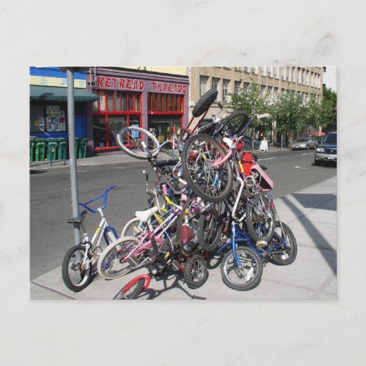 ポートランドオレゴンZoobomber Bikes 2003年6月はがき ポストカード (正面)