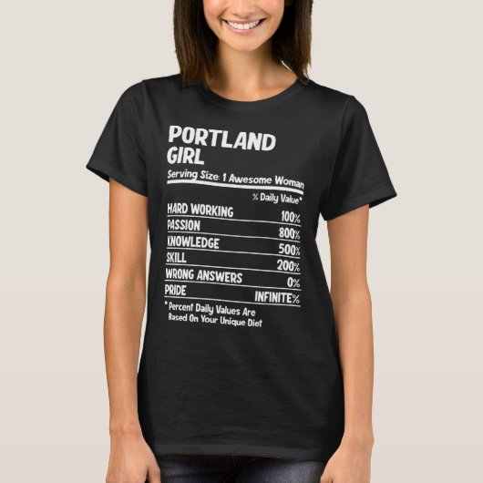 ポートランドガール Tシャツ (正面)