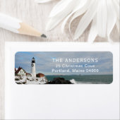 ポートランドクリスマスライトハウスアドレス ラベル (インサイチュ)