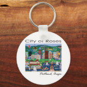 ポートランドザシティー・オブ・バラ キーホルダー (正面)