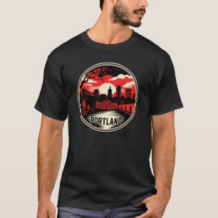 ポートランドシティオレゴンUSA Tシャツ