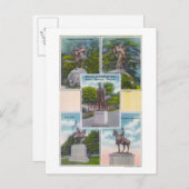 ポートランドシティパークの仏像の口コミ ポストカード (正面/裏面)