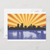 ポートランドシティーポップ・アートのスケープ ポストカード (正面/裏面)