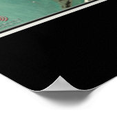 ポートランドテキサス州衛星ポスターマップ ポスター (角)