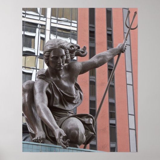 ポートランドディア像、ポートランド、オレゴン ポスター (正面)