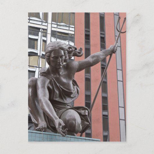 ポートランドディア像、ポートランド、オレゴン ポストカード (正面)