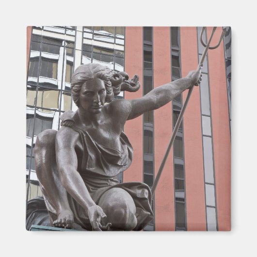 ポートランドディア像、ポートランド、オレゴン マグネット (正面)