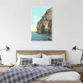 ポートランドハーバーのホワイトヘッド キャンバスプリント (インサイチュ (寝室))