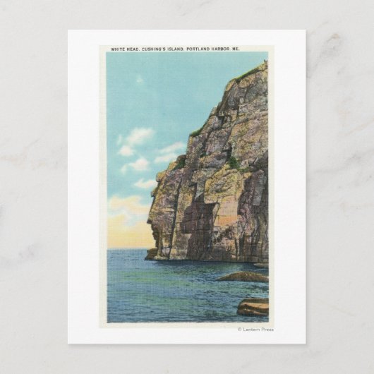 ポートランドハーバーのホワイトヘッド ポストカード (正面)