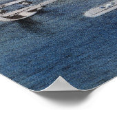 ポートランドハーバービュー・オブ・ザ・パブリック・マーケット ポスター (角)