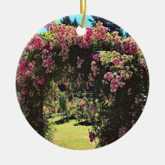 ポートランドバラガーデンOR セラミックオーナメント (正面)