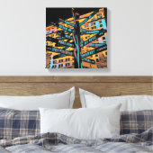 ポートランドパイオニアスクエア キャンバスプリント (インサイチュ (寝室))