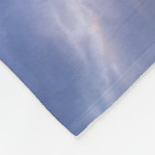 ポートランドビル灯台の金日の出 フリースブランケット (角)