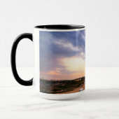 ポートランドビル灯台の金日の出 マグカップ (左)
