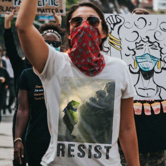 ポートランドフロッグの抗議 Tシャツ