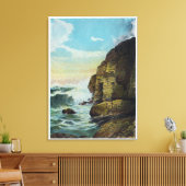 ポートランドブリッジカンチレバーと操作 キャンバスプリント (インサイチュ (リビング))