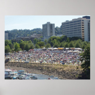 ポートランドブルースフェスティバル2005年7月4日ポスター ポスター