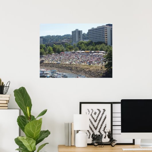 ポートランドブルースフェスティバル2005年7月4日ポスター ポスター (ホームオフィス)