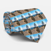 ポートランドブレイクウォーターのライトハウスメインメンタイ ネクタイ (ロール)